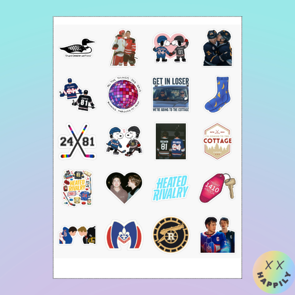 Producto - Stickers Heated Rivarlry