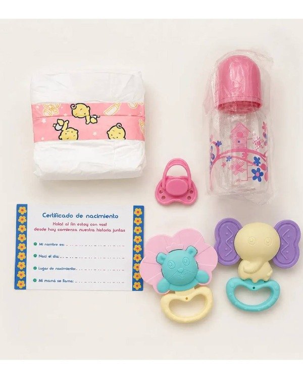Producto - Bebé Reborn de Silicona Realista 45cm - Con Accesorios - 2