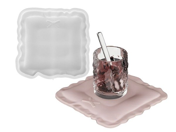 Producto - MOLDE BANDEJA CUADRADA IRREGULAR