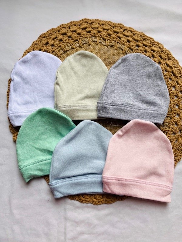 Producto - Gorros de algodón - colores lisos