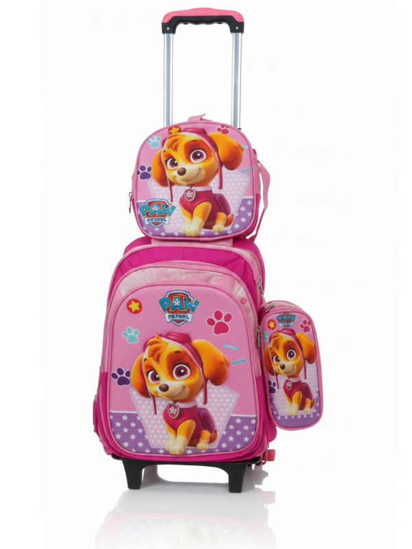 Producto - Carro de PawPatrol Combo Mochila + Cartuchera + Lonchera + Carrito