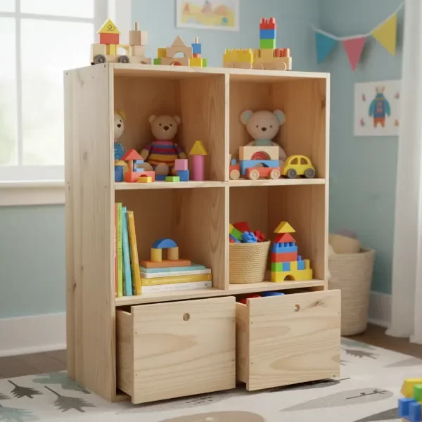 Producto - Juguetero 4 Cubos + 2