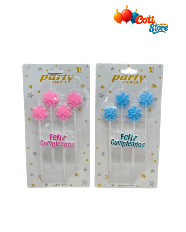 Producto - Vela de cumpleaños flor
