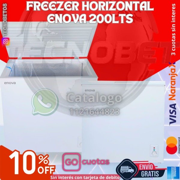 Producto - FREEZER HORIZONTAL ENOVA 200LTS