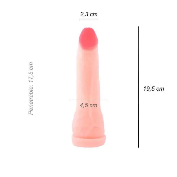 Producto - Dildo Consolador Bananin Cyber Skin - 0