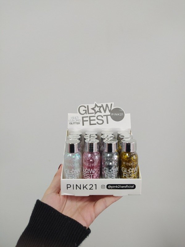 Producto - Glitter en gel pink 21