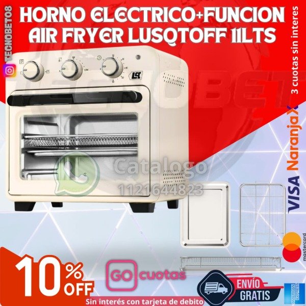 Producto - HORNO ELECTRICO+FUNCION AIR FRYER LUSQTOFF 11LTS