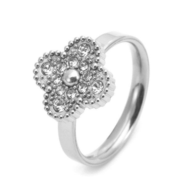 Producto - Anillo VAN trébol con zirc