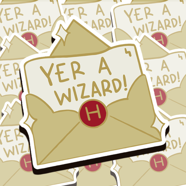 Producto - Sticker - Carta Hogwarts - Harry Potter
