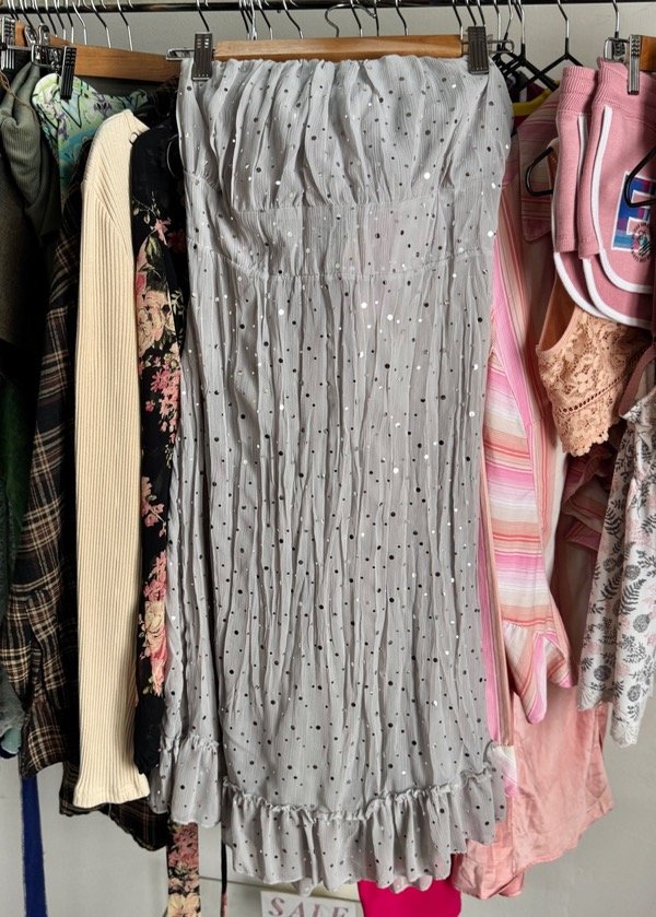 Producto - Grey Dress strapless tL