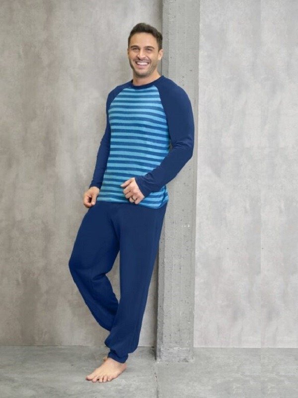 Producto - Pijama Hombre Rayado