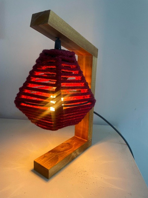 Producto - Lampara de diseño en madera Deco