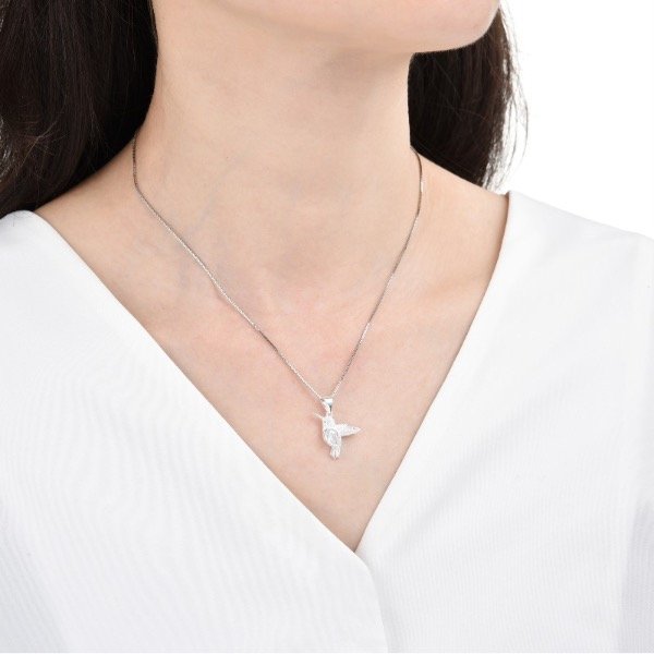 Producto - Dije Colibrí ET blanco