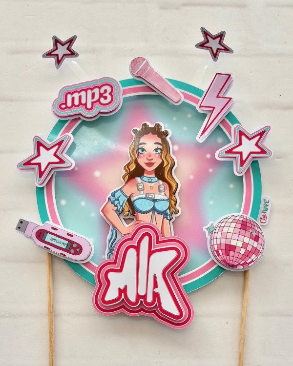 Producto - Topper para torta 3D