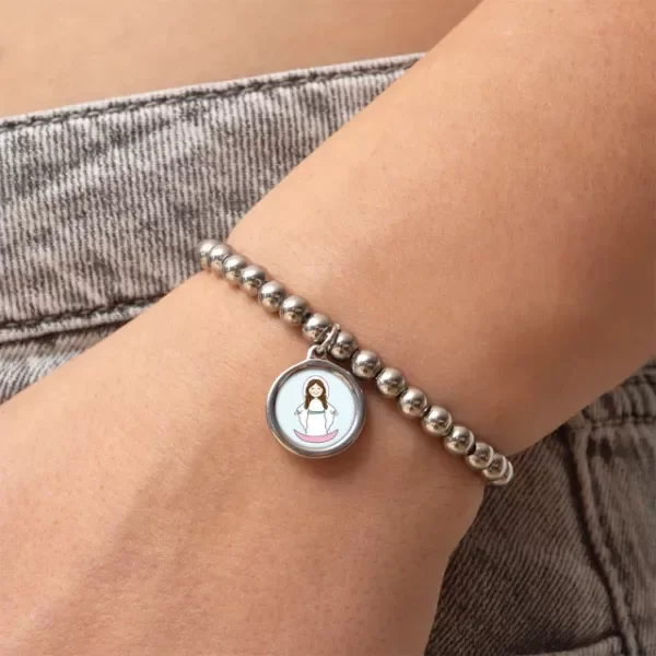 Producto - Pulsera Acero Xfis (virgen de la sonrisa)