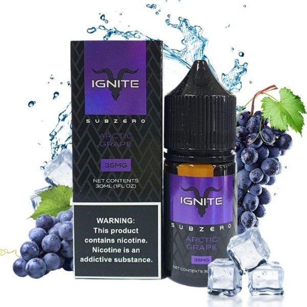 Producto - (NIC SALT) IGNITE SALT 35MG - ARCTIC GRAPE