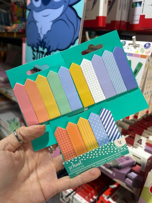 Producto - Banderitas Adhesivas arco iris 5 colores x 15 hojas 2372