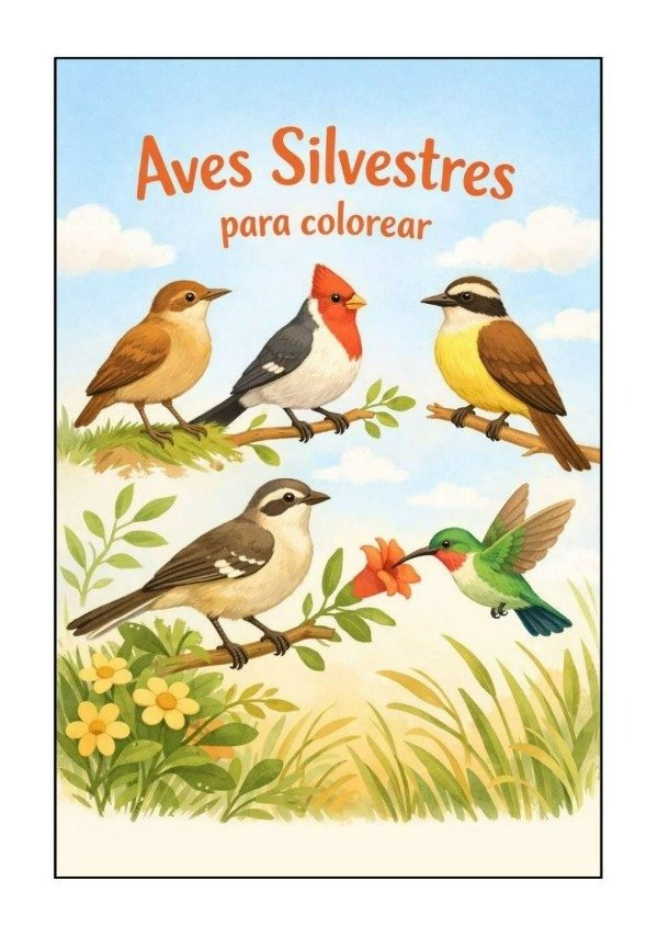 Producto - Pack Fauna x3 (Aves-Mariposas-hormigas) - Libro para Colorear