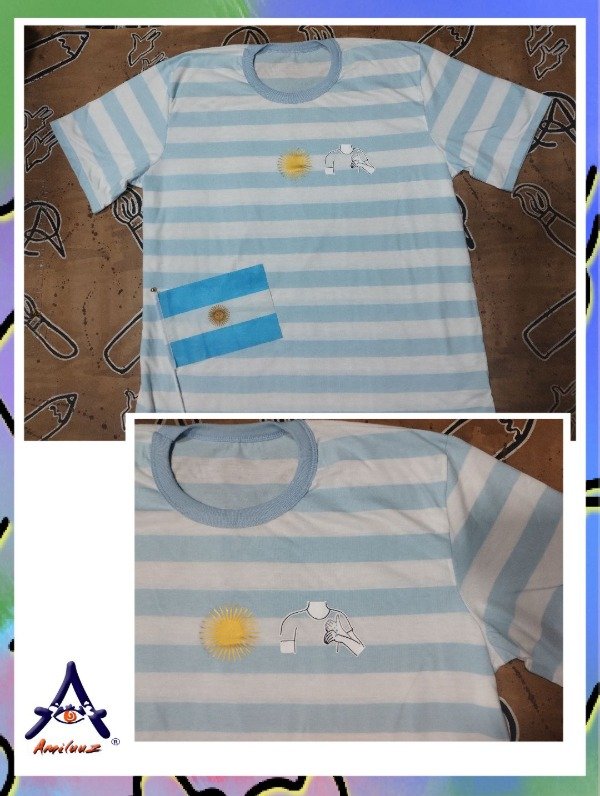 Producto - Remeras algodón unisex Malvinas  Arg - 8