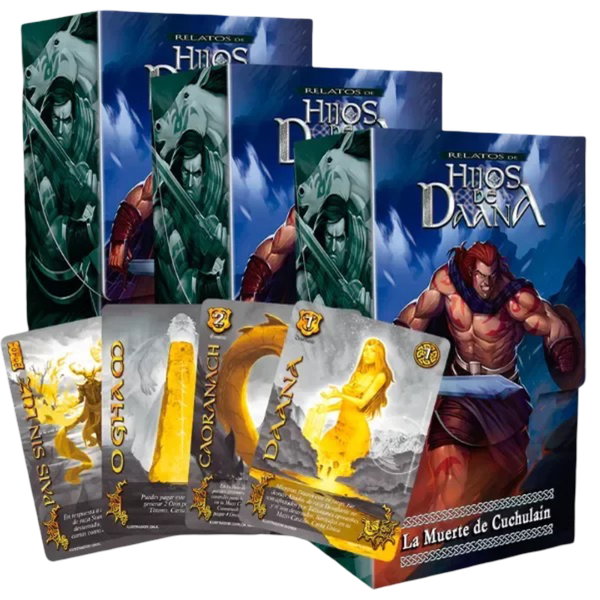 Producto - PREVENTA 3 Relatos de Hijos de Daana - Muerte de Cuchulain + 2 cartas secretas