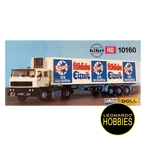 Producto - Camión Semirremolque Frigorífico DAF 2800 p/Armar Escala 1/87 HO Kibri 10160