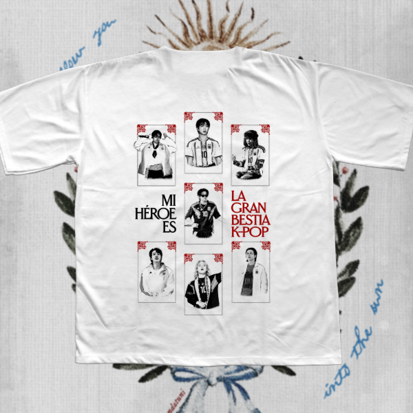 Producto - REMERA A BRILLAR MI AMOR - VERSION KPOP - DOBLE ESTAMPA - 1