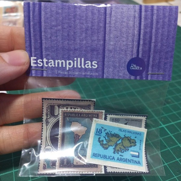Producto - Pack stickers estampillas Argentina X5u.