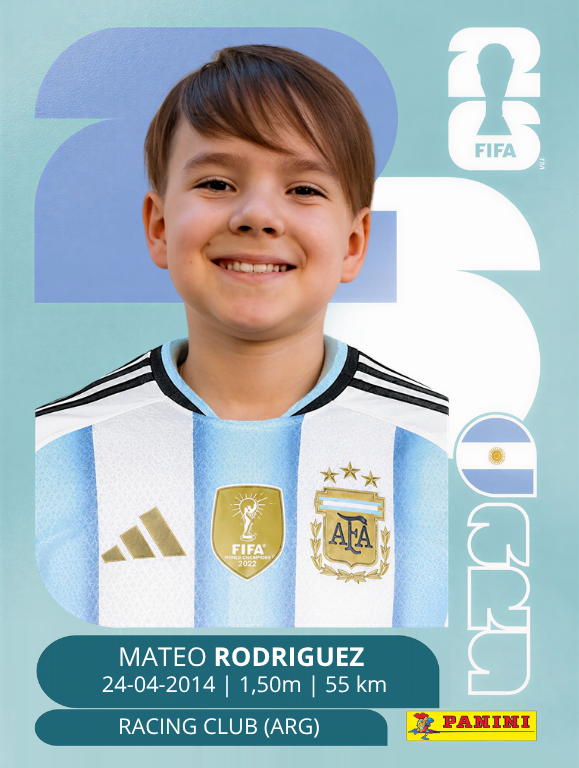 Producto - Taza figurita ARG mundial 2026 editable en canva