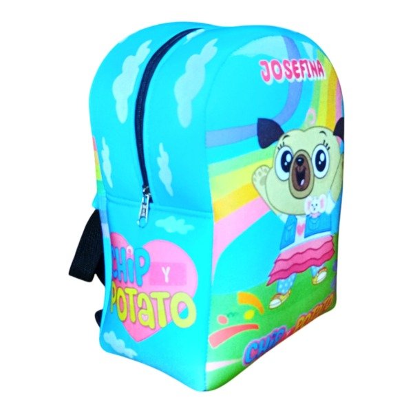 Producto - Mochila Jardín Infantil Chip y Potato Personalizada Con Nombre