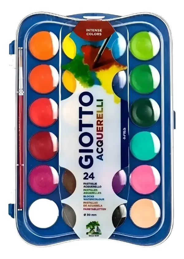 Producto - Acuarela Giotto Estuche 24 Colores + Pincel - 2