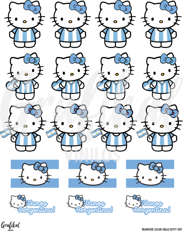Producto - Transfer Color Hello Kitty 009