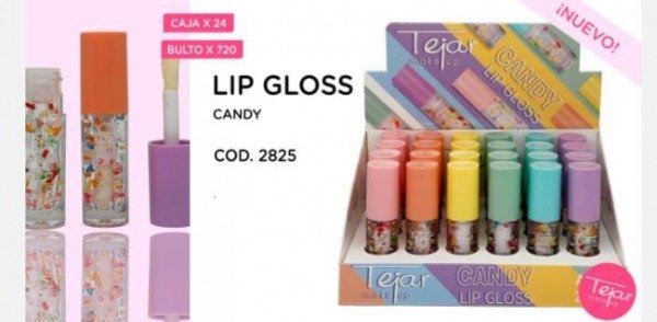 Producto - LIPGLOSS CANDY - TEJAR - CAJA DE 24 UNIDADES