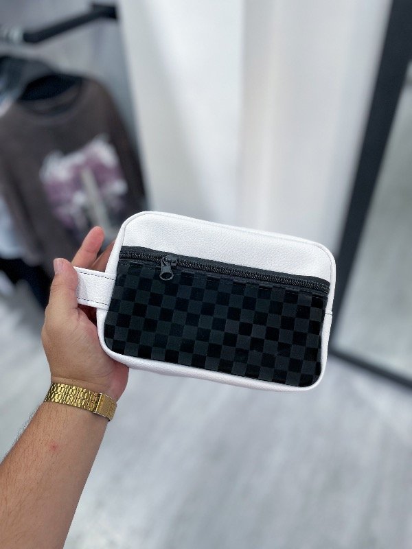 Producto - NECESER DAMERO BLANCO