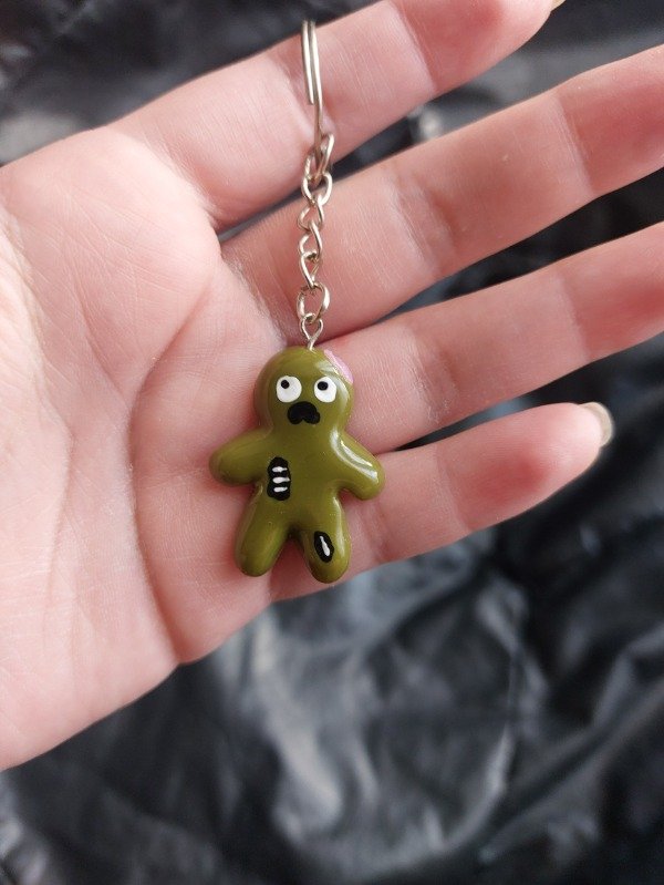 Producto - Llavero Zombie verde seco