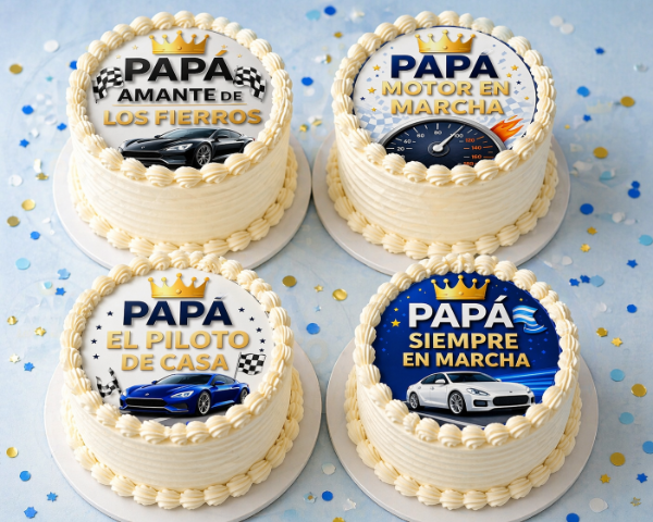 Producto - LAMINA COMESTIBLE PAPA TORTAS INDIVIDALES 13
