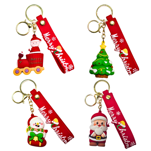 Producto - Llaveros de Goma NAVIDEÑOS