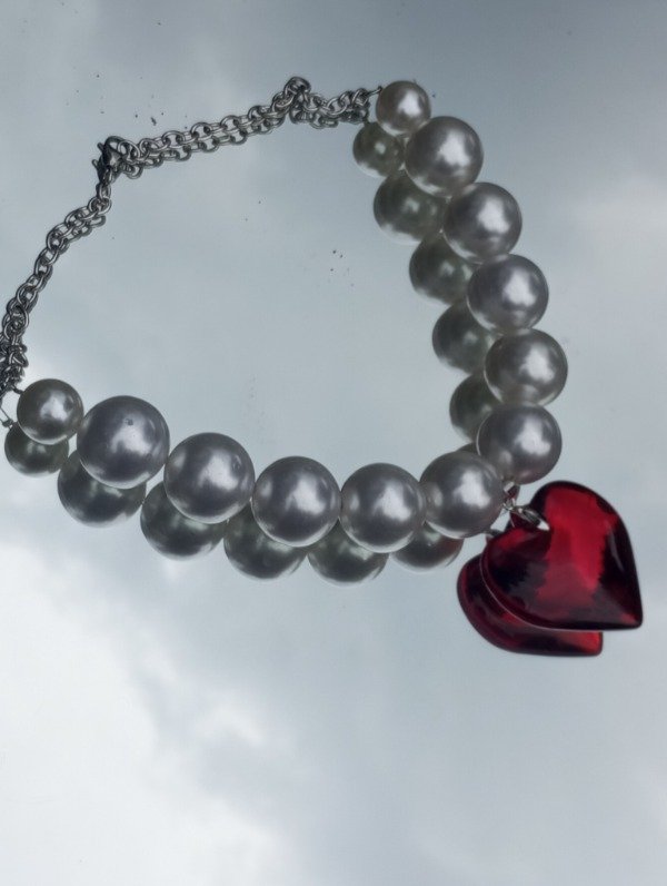 Producto - C. perlones y corazón rojo