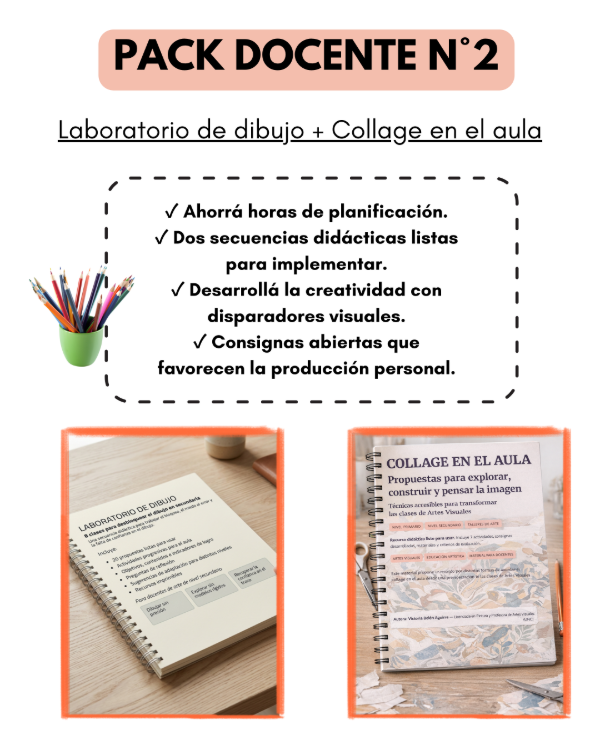 Producto - PACK DOCENTE 2 - Laboratorio de dibujo+Secuencia de collage