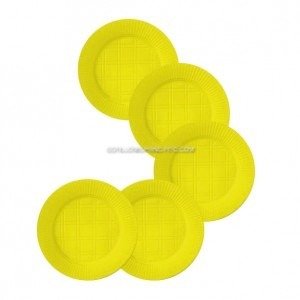 Producto - Plato Plástico Chico 17cm Amarillo x50 Unidades
