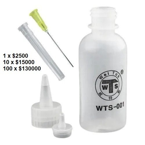 Producto - Botella Dispenser Plastica con Aguja 50ml WTS 001