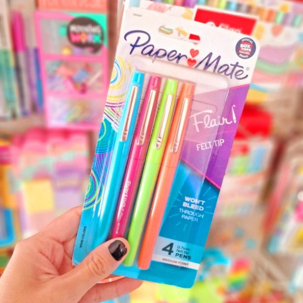 Producto - Marcadores Flair x4 - Paper Mate