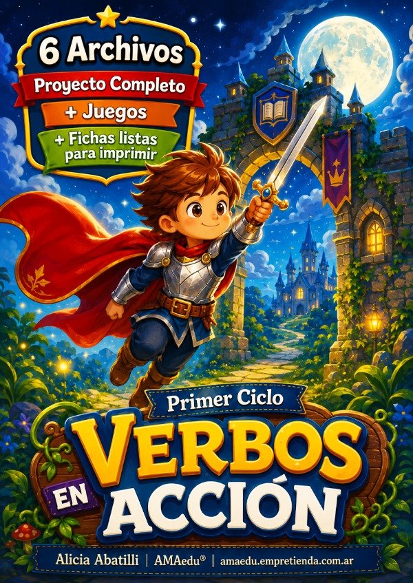 Producto - Proyecto LOS VERBOS EN ACCIÓN (Primer Ciclo)
