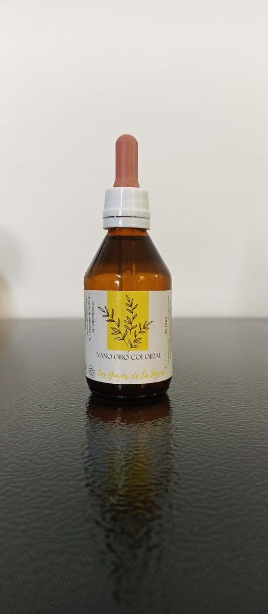 Producto - Nano Oro Coloidal 30 ppm, frasco gotero de 60 ml. - 1