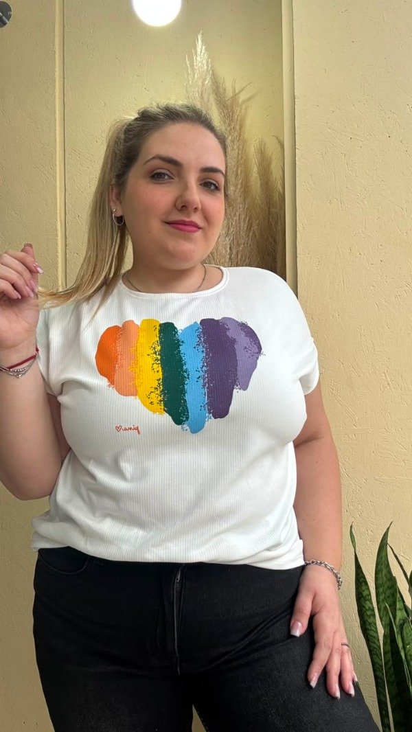 Remera corazón