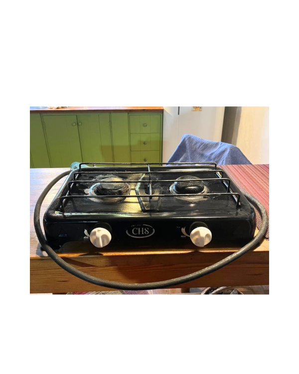 Producto - Anafe 2 hornallas con regulador gas envasado