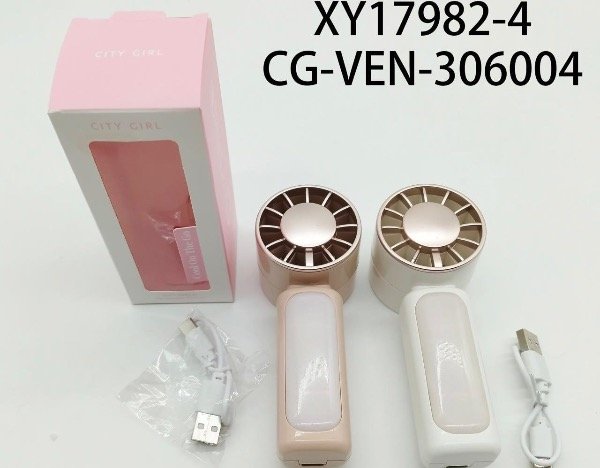 Producto - VENTILADOR PORTATIL, 2 COLORES CITY GIRL XY17982-4180 - LSH-VEN-0009
