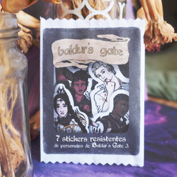 Producto - Baldur's Gate 3 (pack de stickers)