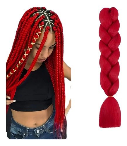 Producto - Pelo Kanekalon rojo