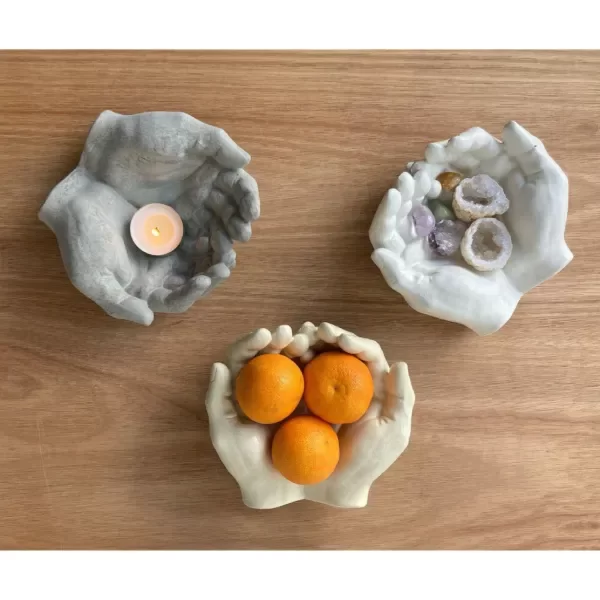 Producto - Molde silicona cuenco grande manos juntas - 3