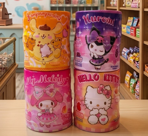 Producto - Gomitas pelables Sanrio con alcancia (ingrese para elegir)